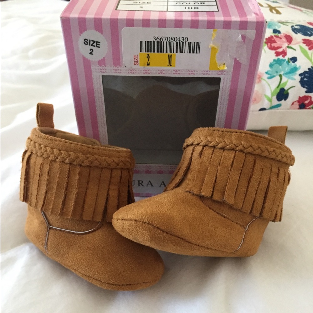 Baby Fringe Boots! Laura Ashley
